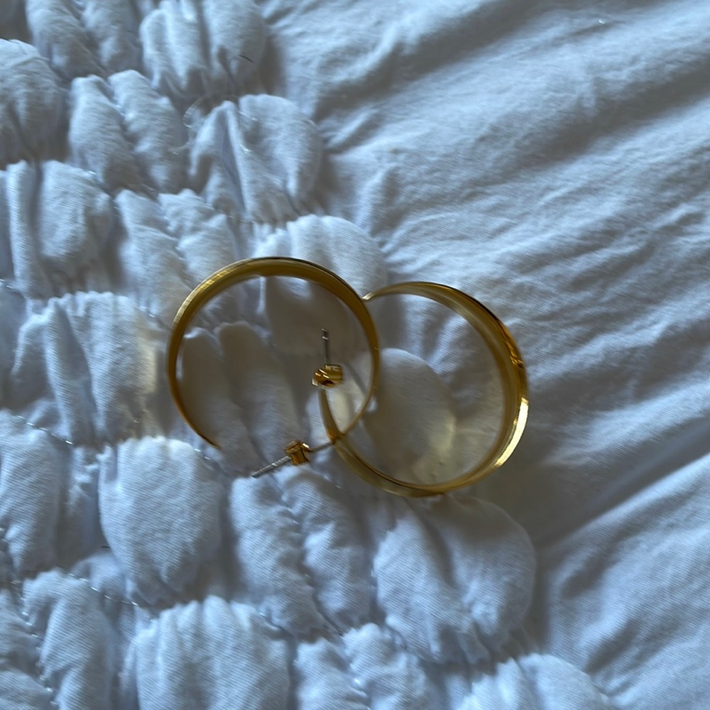 Madewell Gold Hoop Earrings
